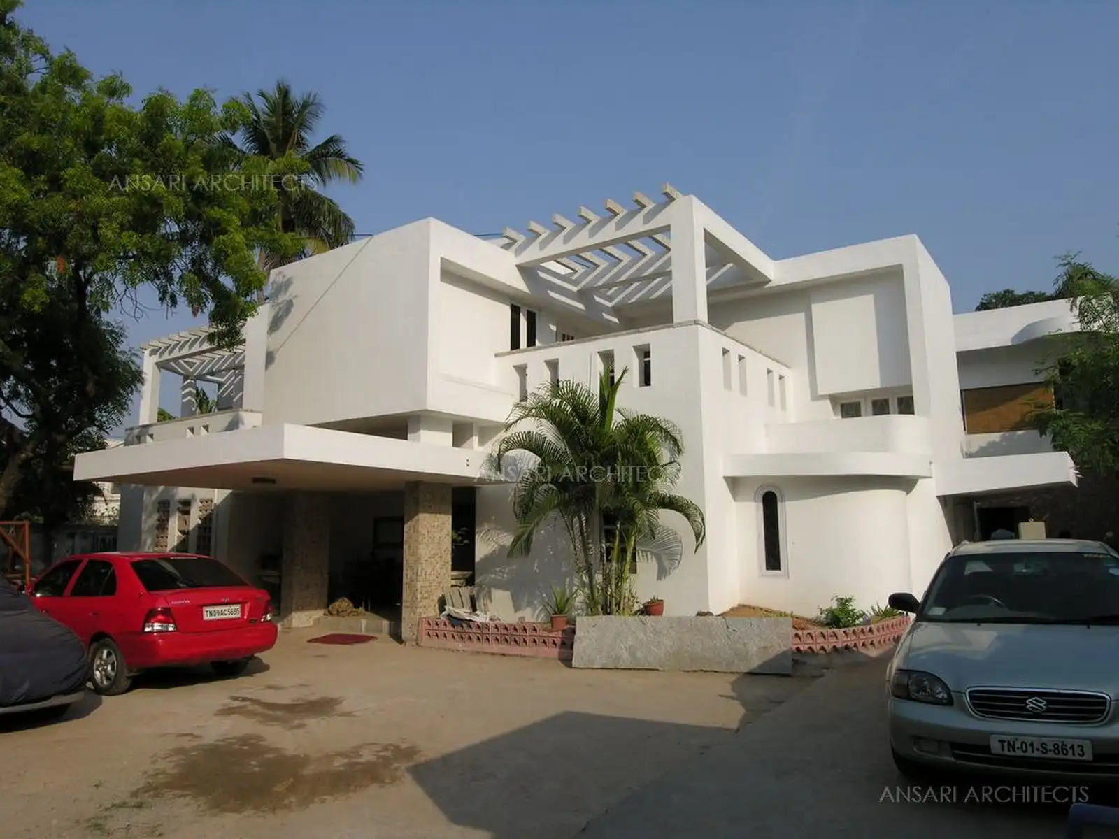 stone courtyard house ansari architects chennai