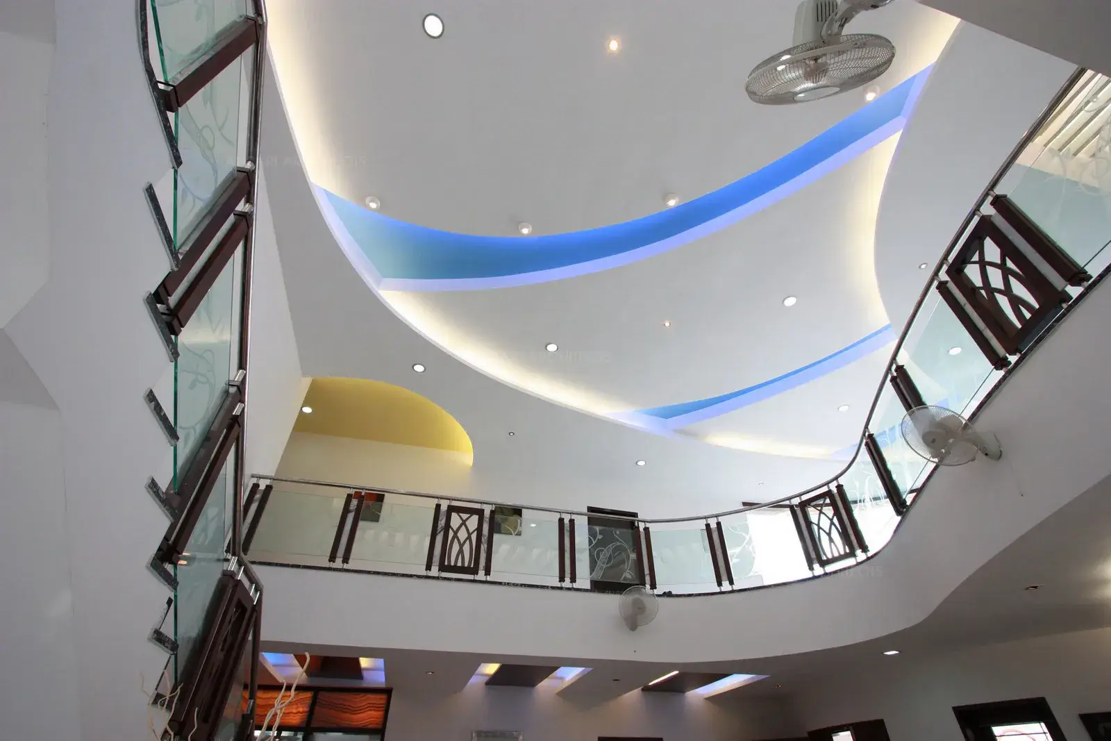 Double ceiling house design Double ceiling house design